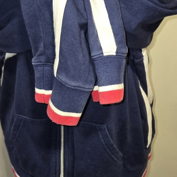 VTG~Disney Cruise Line~Women XXL~Navy French Terry L/S Full Zip Jacket Sweatshir - Picture 5 of 7